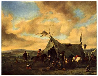 Encampment at the Time of the Thirty Years War by Philips Wouwerman
